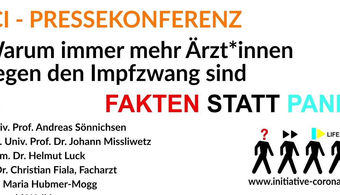 Warum immer mehr Ärzt*innen gegen den Impfzwang sind. 14.12.21 13 Uhr Pressekonferenz u.a. mit Pflege für Aufklärung