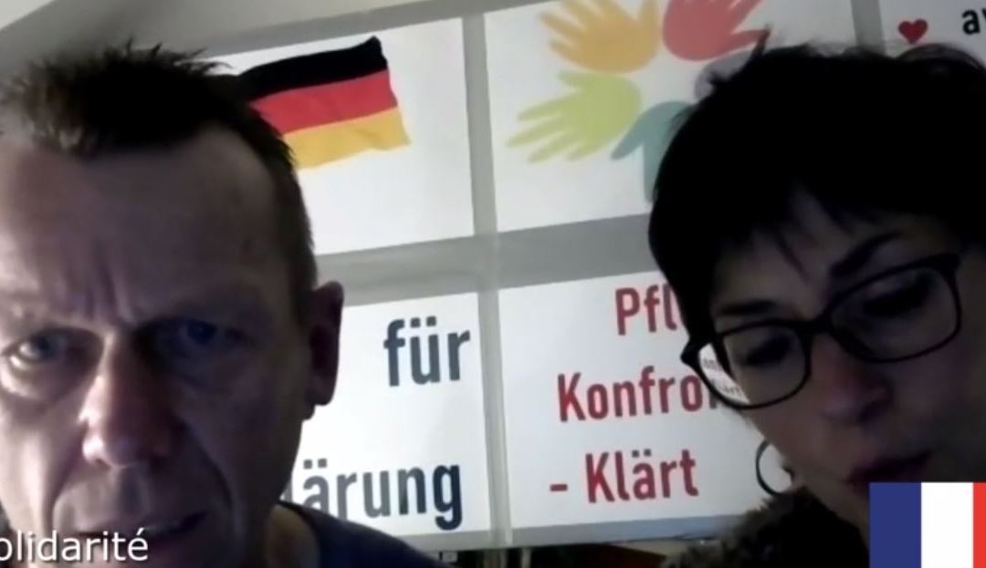 Feedback von den Kollegen aus Frankreich, die suspendiert sind. Wir fangen erst an, es gibt jede Menge zu tun
